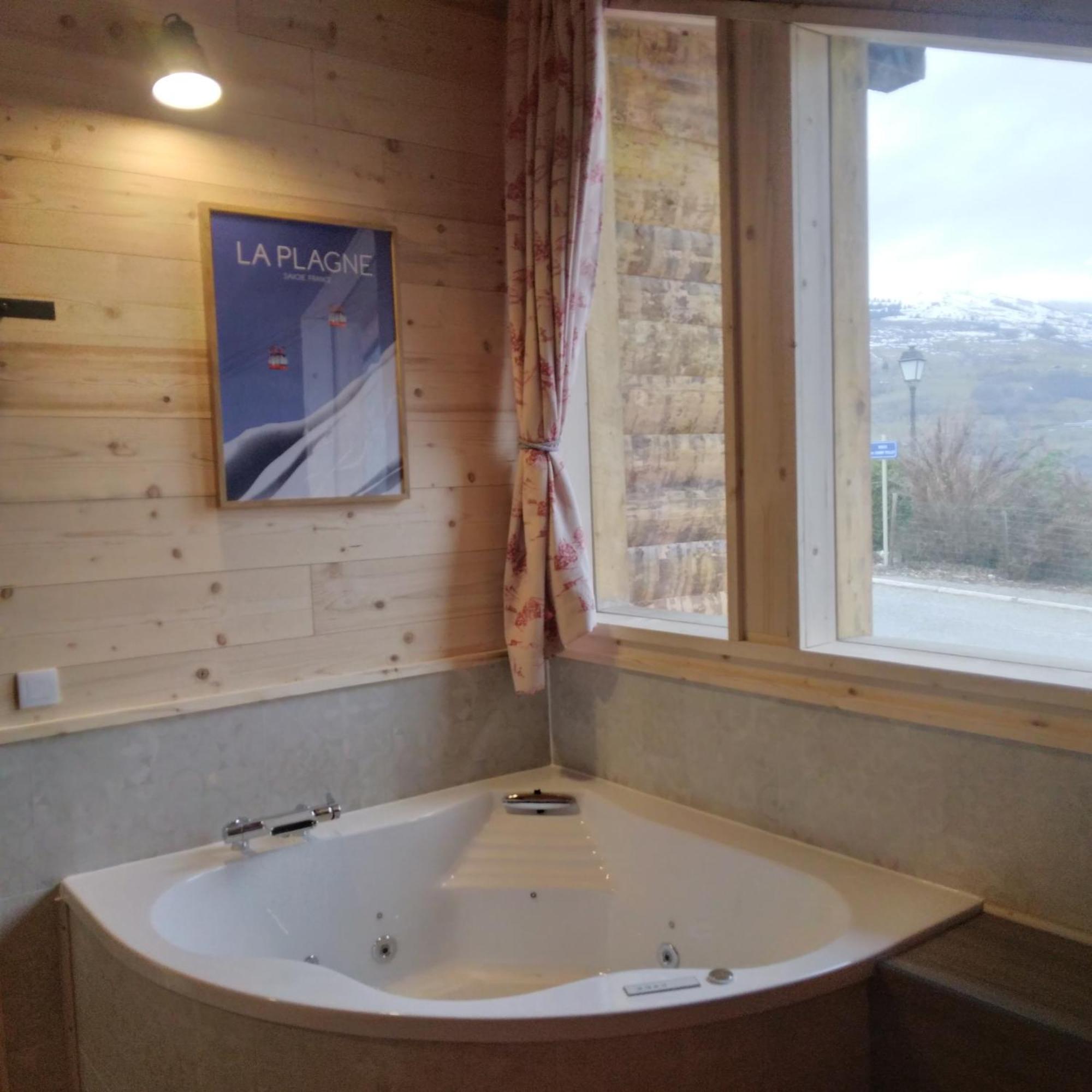 Chalet Balneo Billard La Plagne Savoie Vue Top Exterior foto