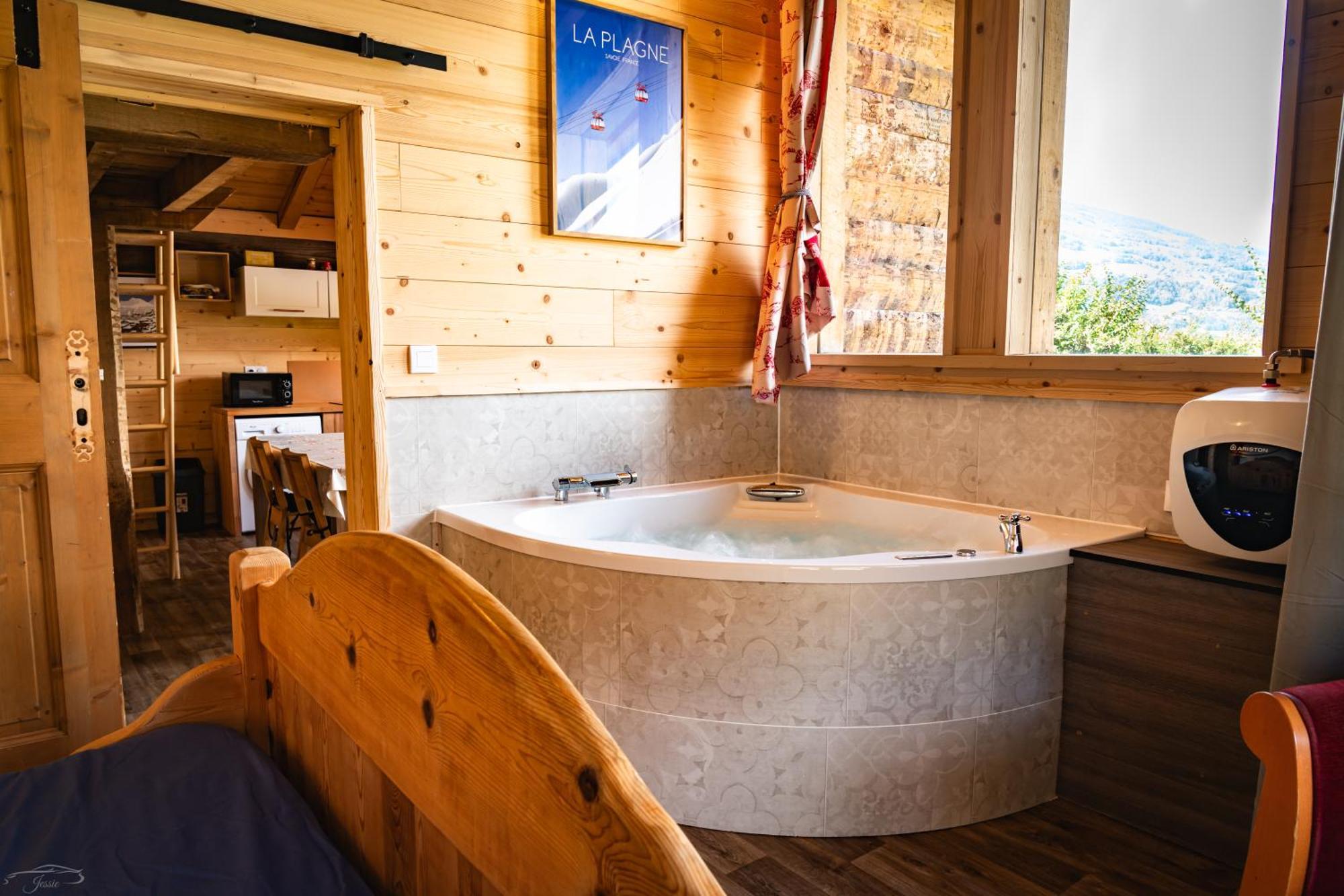 Chalet Balneo Billard La Plagne Savoie Vue Top Exterior foto